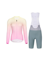 RIVANELLE maillot largo y pantalón - ELEVATE - verde/rosa/multicolor